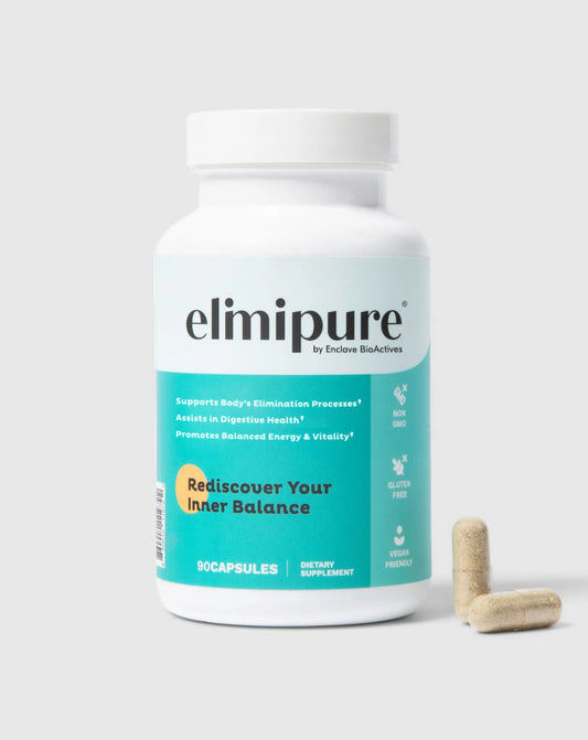 Elimipure Gut Cleanse Supplement | Black Walnut Wormwood Clove Detox